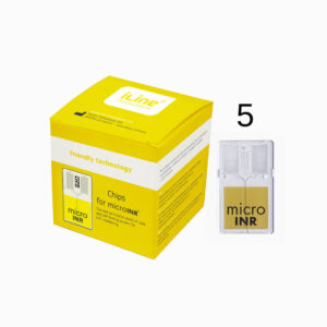 קופסה של 5 מקלוני בדיקה למכשיר microINR