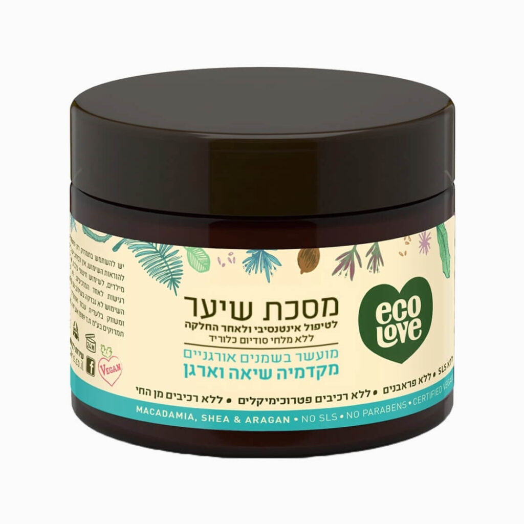 אקולאב מסכת שיער קולקציית אגוזים
