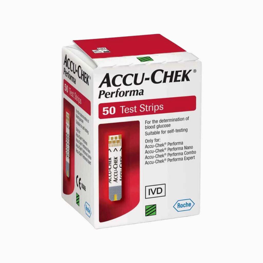 Accu-Chek Performa מקלוני בדיקה.