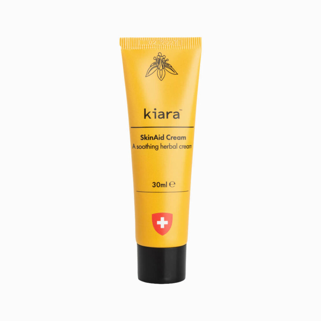 קיארה Skinaid קרם צמחי להרגעה והקלה, תמונת שפורפרת