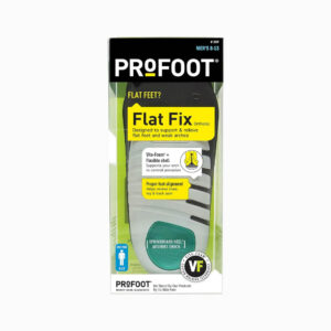 מדרס כף רגל שטוחה לגברים | PROFOOT Flat Fix - אריזה קדמית