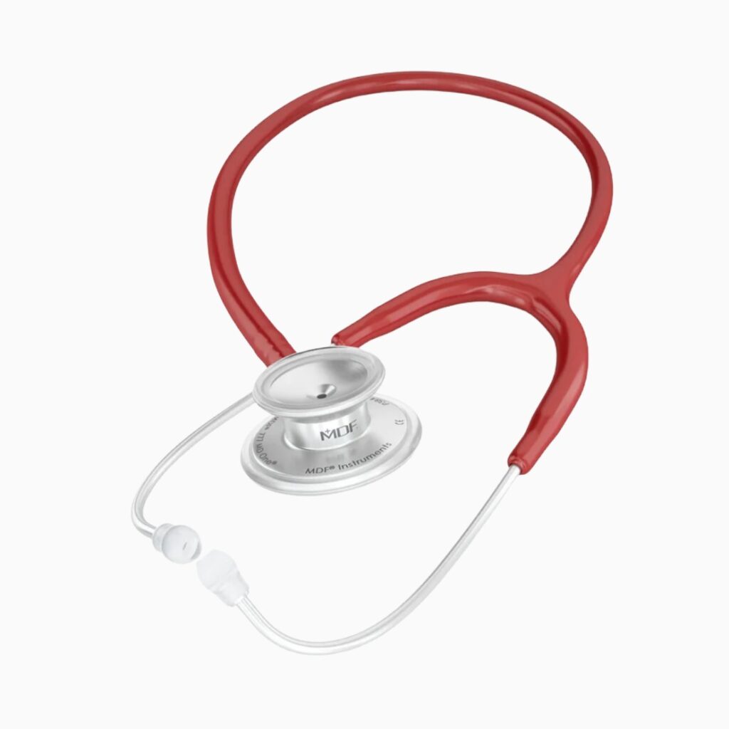 MD One® Adult Stethoscope - Burgundy