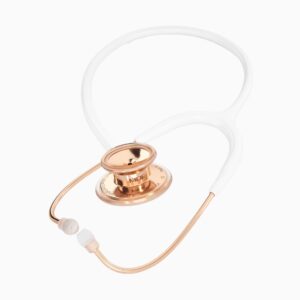 MD One® Adult Stethoscope - White/Rose Gold