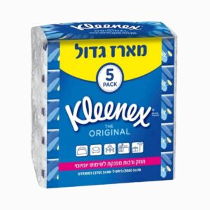 ממחטות אף Original 2 שכבות Kleenex – מארז 5×70 (350 יחידות)