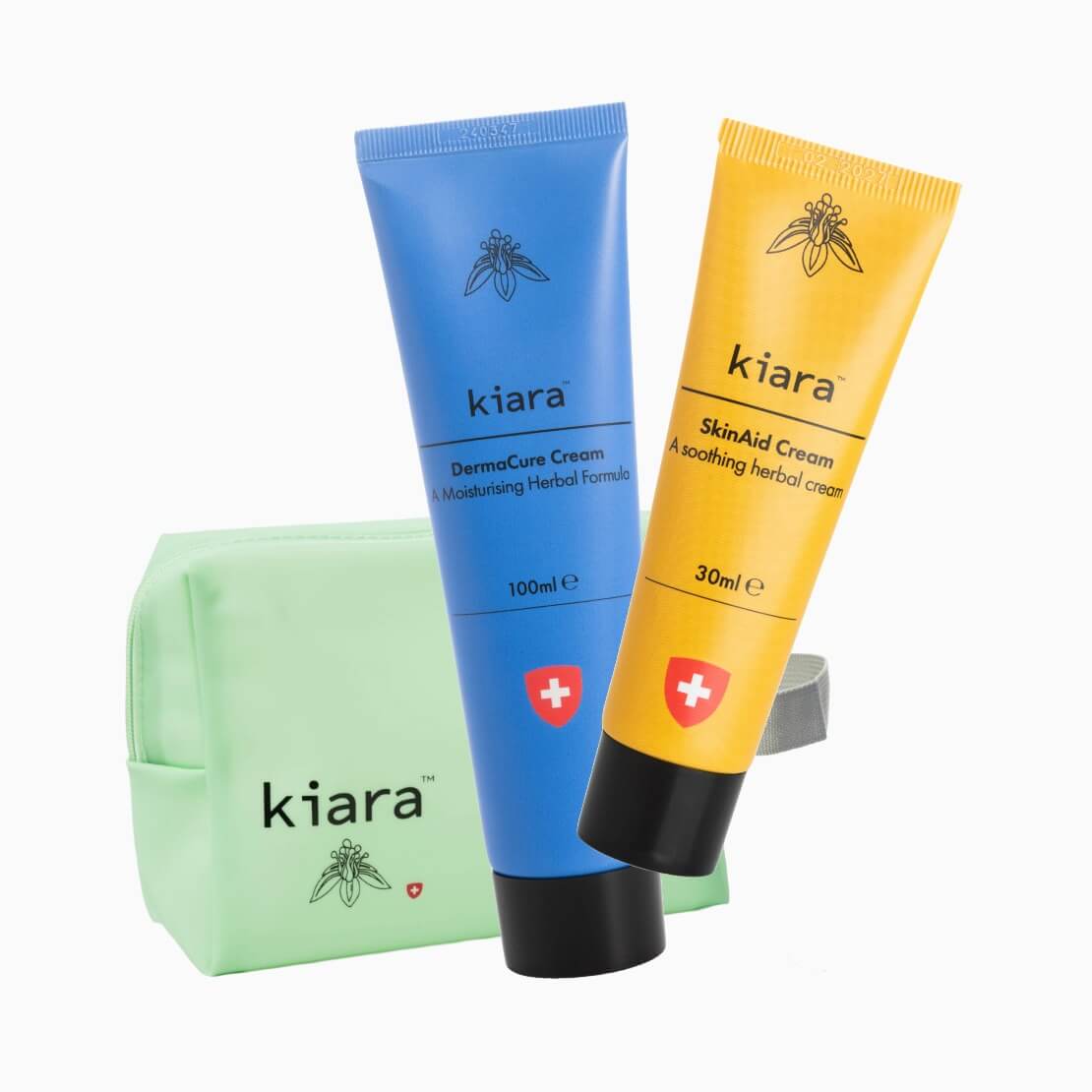 מארז SOS לתסמיני העור – קרם SkinAid וקרם Dermacure מבית Kiara