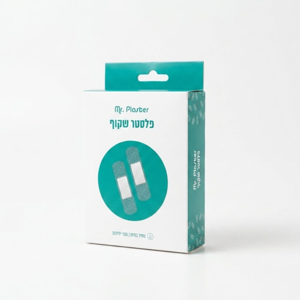 פלסטר שקוף עמיד במים Mr. Plaster – מארז חסכון 100 יחידות